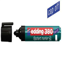 Flipchart marker, 1,5-3 mm, kúpos, EDDING "380", fekete