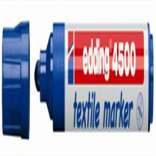 Textilmarker, 1-3 mm, kúpos, EDDING "4500", kék