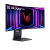 LG Monitor 34" - 34GS95QE-B (OLED; Ívelt, 21:9; 3440x1440; 0.03ms; 275cd; 240Hz, HDMIx2, DP; USB; HDR10; DCI-P3 98.5%) MONLG34GS95QEBAEU