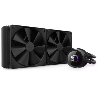 NZXT Kraken 280 280mm 2x140mm AIO RGB fekete vízhűtéses processzor hűtő RL-KN280-B1 NZXT Kraken 280 280mm 2x140mm AIO RGB fekete vízhűtéses processzor hűtő RL-KN280-B1