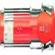 Zseléstoll, 0,4 mm, kupakos, UNI "UM-100 Signo Fine", fluor narancs