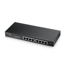 ZYXEL Switch 8x1000Mbps, F&eacute;mh&aacute;zas, Menedzselhető (8GbE port), GS1915-8-EU0101F GS1915-8-EU0101F