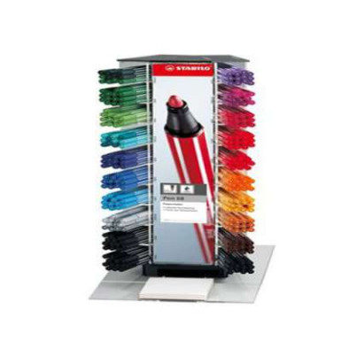 Rostirón display, 1 mm, STABILO "Pen 68", vegyes színek