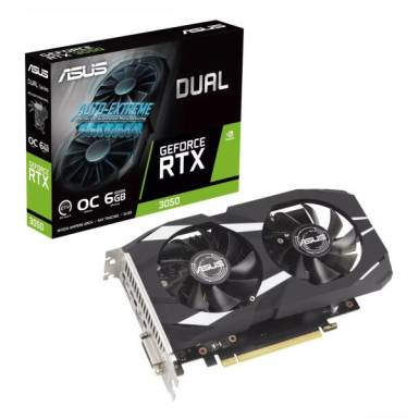 ASUS GeForce RTX 3050 6GB DUAL OC Edition videok&aacute;rtya (DUAL-RTX3050-O6G)