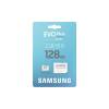 SAMSUNG Memóriakártya, EVO Plus microSDXC kártya ,128GB, UHS-1, U3, V30, A2, + SD Adapter, R160/W MB-MC128SA/EU