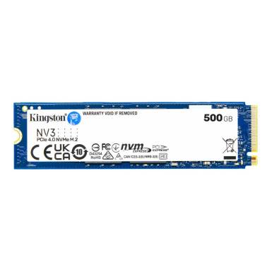SSD M.2 Kingston 500GB NV3 NVMe 2280 PCIe 4.0 SNV3S/500G SSD M.2 Kingston 500GB NV3 NVMe 2280 PCIe 4.0 SNV3S/500G