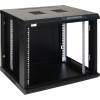 Pulsar 19" 9U 600x450 fali rack szekrény; lapra szerelt; fekete RWA964