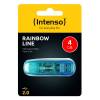 Intenso 4GB Rainbow Line USB2.0 Blue 3502450