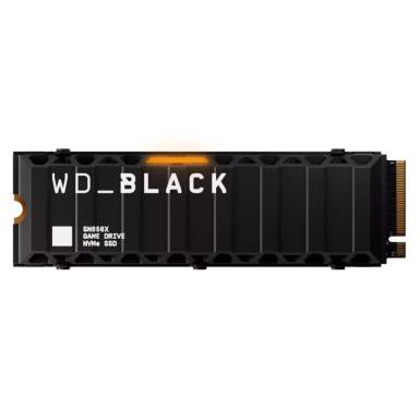 Western Digital 4TB M.2 2280 NVMe SN850X With Heatsink Black WDS400T2XHE Western Digital 4TB M.2 2280 NVMe SN850X With Heatsink Black WDS400T2XHE