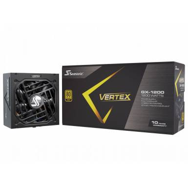Tápegység Seasonic Vertex GX-1200 1200W 12cm ATX 3.0 BOX 80+ Gold Moduláris PCI-e 5.0 Vertex GX-1200 Tápegység Seasonic Vertex GX-1200 1200W 12cm ATX 3.0 BOX 80+ Gold Moduláris PCI-e 5.0 Vertex GX-1200