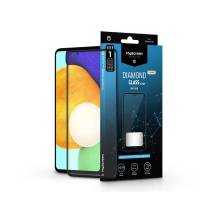 MyScreen Protector Samsung A525F Galaxy A52/A52 5G/A52s/A53 edzett &uuml;veg k&eacute;pernyőv&eacute;dő f&oacute;lia fekete LA-2081