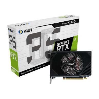 Palit GeForce RTX3050 6GB DDR6 StormX NE63050018JE-1070F Palit GeForce RTX3050 6GB DDR6 StormX NE63050018JE-1070F