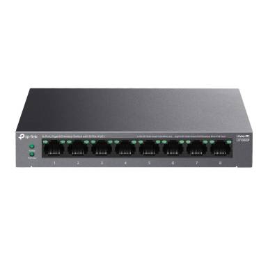 TP-Link LS108GP 8-Port Gigabit Desktop Switch with 8-Port PoE+ LS108GP TP-Link LS108GP 8-Port Gigabit Desktop Switch with 8-Port PoE+ LS108GP