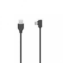 Hama USB 2.0 FIC Cable TYPE-C/USB A 0,75m Black 00200646