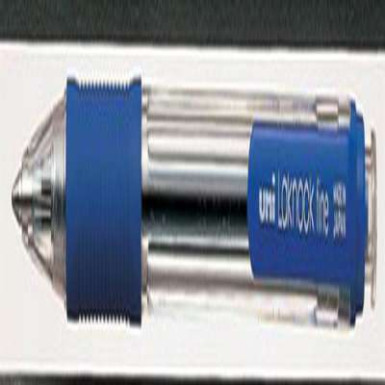 Golyóstoll, 0,3 mm, nyomógombos, UNI "SN-101 Laknock Fine", kék