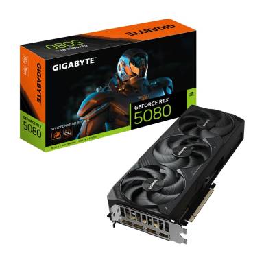 PCIE RTX 5080 16Gb Gigabyte WINDFORCE OC SFF GV-N5080WF3OC-16GD GV-N5080WF3OC-16GD
