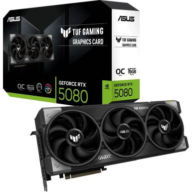 Asus RTX 5080 16GD7 TUF Gaming OC --- TUF-RTX5080-O16G-GAMING 90YV0M30-M0NA00