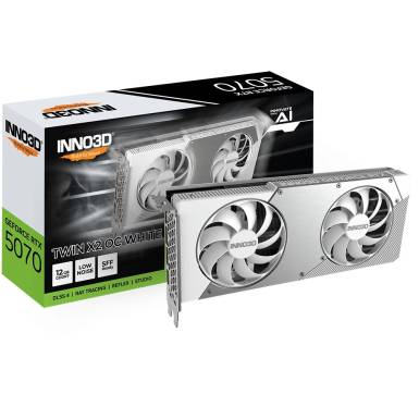 Inno3D GeForce RTX 5070 12GB TWIN X2 OC White videokártya (N50702-12D7X-195064W) Inno3D GeForce RTX 5070 12GB TWIN X2 OC White videokártya (N50702-12D7X-195064W)