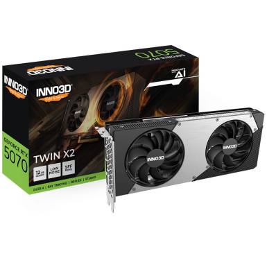 Inno3D GeForce RTX 5070 12GB TWIN X2 videokártya (N50702-12D7-195064N) Inno3D GeForce RTX 5070 12GB TWIN X2 videokártya (N50702-12D7-195064N)
