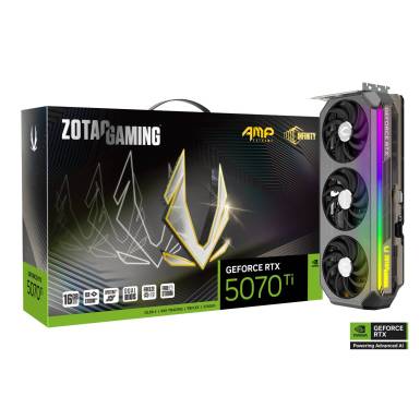 Zotac GeForce RTX 5070 Ti 16GB AMP Extreme INFINITY videokártya (ZT-B50710B-10P) Zotac GeForce RTX 5070 Ti 16GB AMP Extreme INFINITY videokártya (ZT-B50710B-10P)