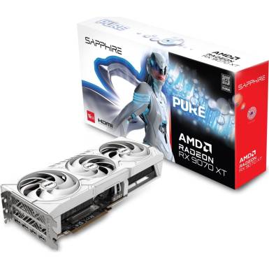 Sapphire Radeon RX 9070 XT 16GB PURE videokártya (11348-02-20G) Sapphire Radeon RX 9070 XT 16GB PURE videokártya (11348-02-20G)