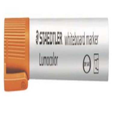 Táblamarker, 2,5 mm, vágott, STAEDTLER "Lumocolor 351 B", narancssárga