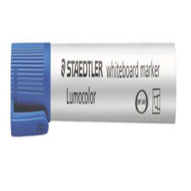 Táblamarker, 2,5 mm, vágott, STAEDTLER "Lumocolor 351 B", kék