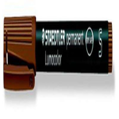 Alkoholos marker, OHP, 0,4 mm, STAEDTLER "Lumocolor 313 S", barna