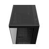DeepCool Számítógépház - CG580 (fekete, ablakos, venti nélkül, BTF, ATX, 2xUSB3.0, 1xUSB2.0) HAZDEECG580
