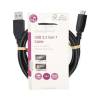 Nedis USB-A Male to USB Micro-B Male cable 1m Black CCGL61500BK10