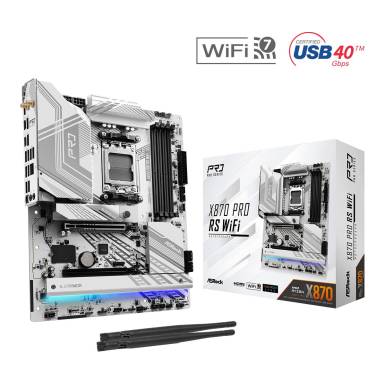 ASRock X870 PRO RS WIFI 90-MXBQ00-A0UAYZ ASRock X870 PRO RS WIFI 90-MXBQ00-A0UAYZ