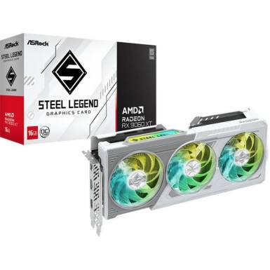 ASRock RX 9060 XT Steel Legend 16GB OC 90-GA5JZZ-00UANF ASRock RX 9060 XT Steel Legend 16GB OC 90-GA5JZZ-00UANF