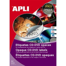 APLI Etikett, CD/DVD, A4, fedőetikett, APLI
