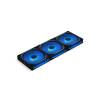 Ventil&aacute;tor Lian Li UNI FAN SL-INF PWM 12cm RGB Fekete 3db-os + Vez&eacute;rlő UF-SLIN120-3B