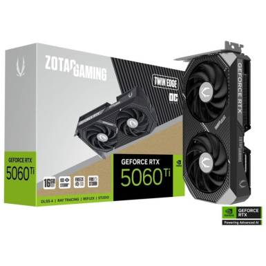 Zotac GeForce RTX 5060 Ti 16GB DDR7 Twin Edge OC ZT-B50620H-10M