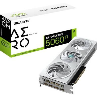 Gigabyte RTX 5060 TI AERO OC 16G GV-N506TAERO OC-16GD GV-N506TAERO-OC-16GD Gigabyte RTX 5060 TI AERO OC 16G GV-N506TAERO OC-16GD GV-N506TAERO-OC-16GD