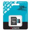 Kingston 128GB microSDXC Canvas Go Plus Gen4 Class 10 UHS-I U3 + adaper SDCG4/128GB