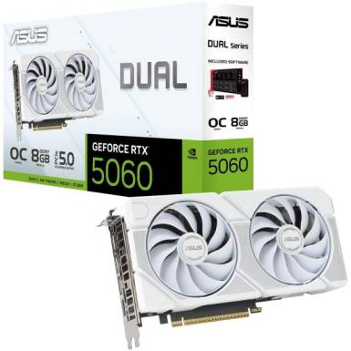Asus DUAL-RTX 5060 -O8G-WHITE DUAL-RTX5060-O8G-WHITE