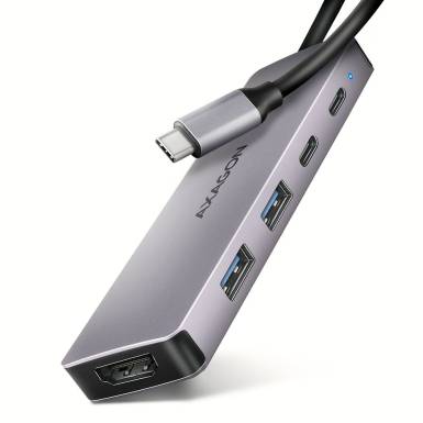 AXAGON HMC-5H60 USB-C 5Gbps 5in1 Hub Silver HMC-5H60 AXAGON HMC-5H60 USB-C 5Gbps 5in1 Hub Silver HMC-5H60