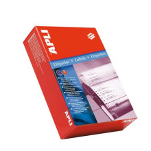 APLI Etikett, mátrixnyomtatókhoz, 1 pályás, 127x36 mm, APLI, 4000 etikett/csomag