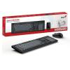 Genius Smart KM-8200 Dual Color Wireless Combo billentyűzet + egér Black/Grey HU 31340003423