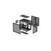 DeepCool CG530 F4 Tempered Glass Black R-CG530-BKADA4-G-1