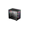 DeepCool CG530 F4 Tempered Glass Black R-CG530-BKADA4-G-1