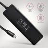 AXAGON HUE-C1C USB-C 5GBPS TRAVEL HUB Black HUE-C1C