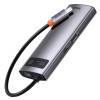 Baseus 6in1 Docking Station Gray CAHUB-CW0G