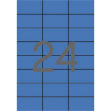 APLI Etikett, 70x37 mm, színes, APLI, kék, 2400 etikett/csomag