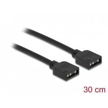Delock RGB csatlakozó kábel 3 tűs 5 V-s RGB / ARGB LED fényhez 30 cm hosszú Delock RGB csatlakozó kábel 3 tűs 5 V-s RGB / ARGB LED fényhez 30 cm hosszú