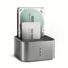 USB-C dokkoló HDD/SSD Axagon ADSA-DC USB3.0 2x2,5'/3,5' Clone USB-C dokkoló HDD/SSD Axagon ADSA-DC USB3.0 2x2,5'/3,5' Clone