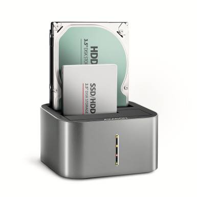 USB-C dokkoló HDD/SSD Axagon ADSA-DC USB3.0 2x2,5'/3,5' Clone USB-C dokkoló HDD/SSD Axagon ADSA-DC USB3.0 2x2,5'/3,5' Clone