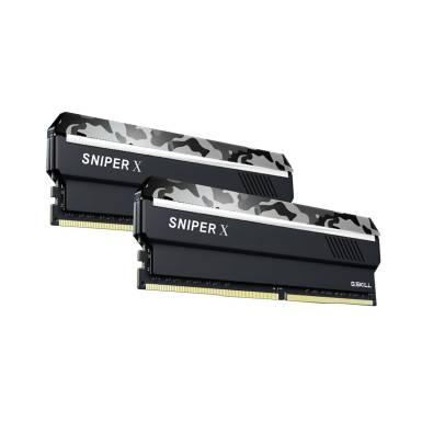 G.SKILL 16GB DDR4 3000MHz Kit(2x8GB) Sniper X Urban Camo G.SKILL 16GB DDR4 3000MHz Kit(2x8GB) Sniper X Urban Camo